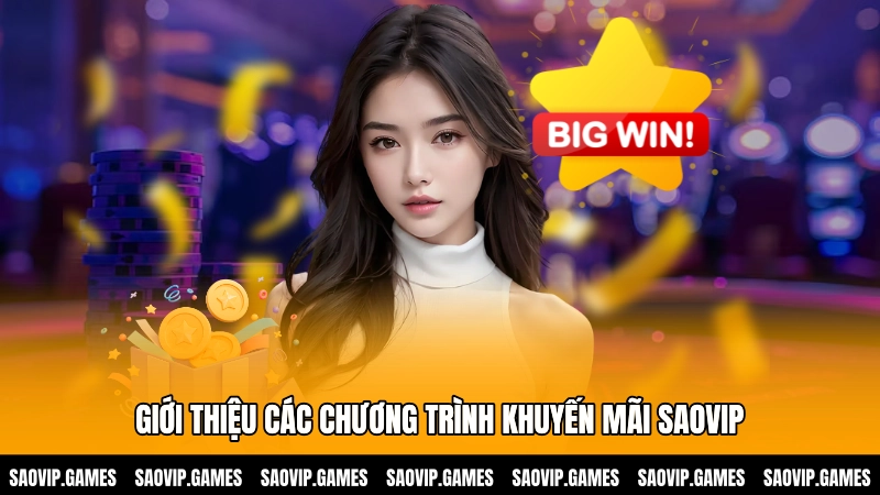 Giới thiệu các chương trình khuyến mãi SAOVIP Giới thiệu các chương trình khuyến mãi SAOVIP